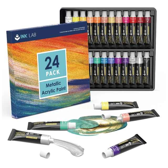24 COULEURS KIT peinture aquarelle aquarelles aquarelles pour artistes