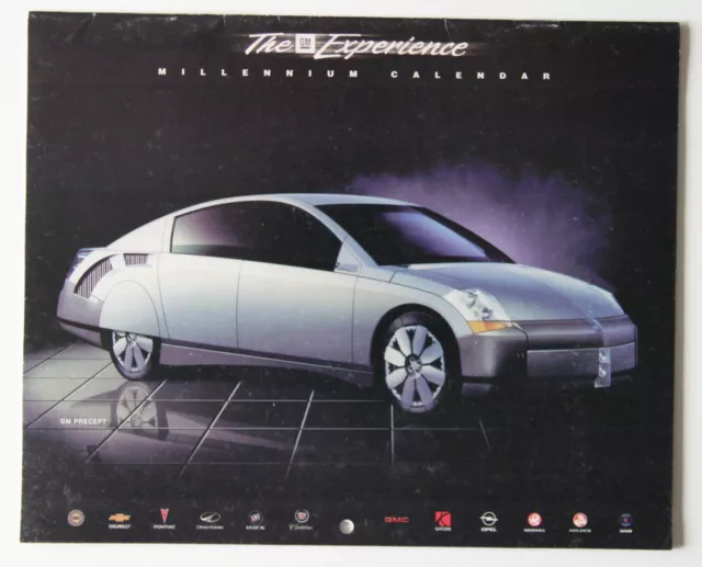 2000 GM GENERAL MOTORS Calendar Brochure English Canada