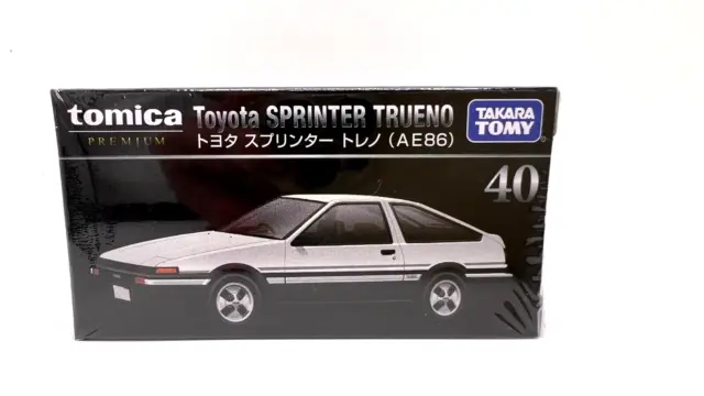 UK Stock - Takara Tomy Tomica Premium 40 Toyota Sprinter Trueno AE86