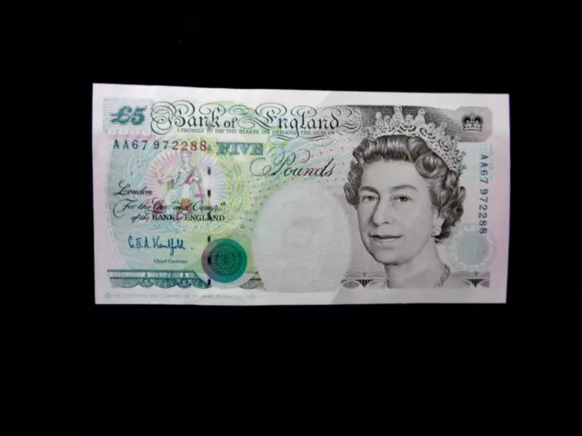 Grossbritannien / Engl.  5 Pounds  1990    In " Unz. / Kfr. " Erhalt. "