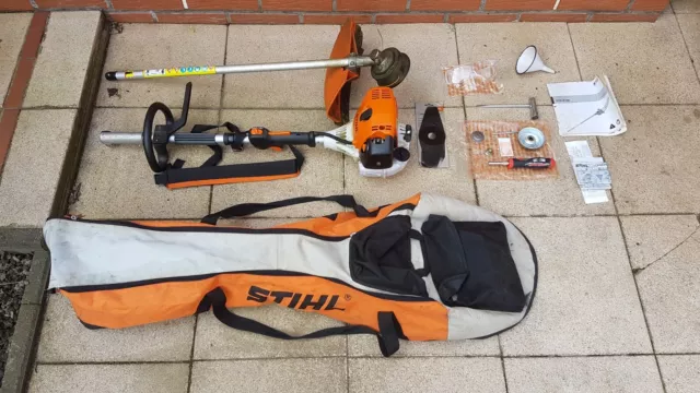 Stihl KM 100R Kombimotor Set, Tasche, Freischneider, Neuwertiger Zustand Bj.2014