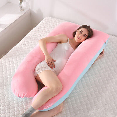 US Comfort U Shaped Maternity Pregnancy Pillow Nursing Feeding Body Pillows 2
