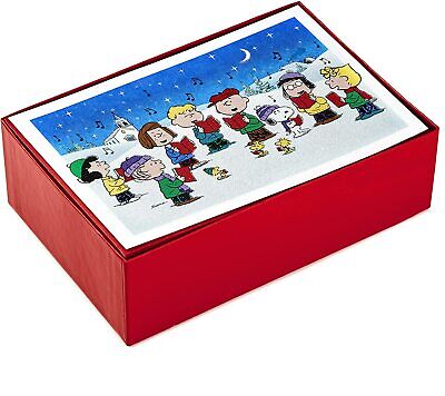 Hallmark Boxed Christmas Cards, Peanuts Gang 40 Cards with Envelopes Sealed Box