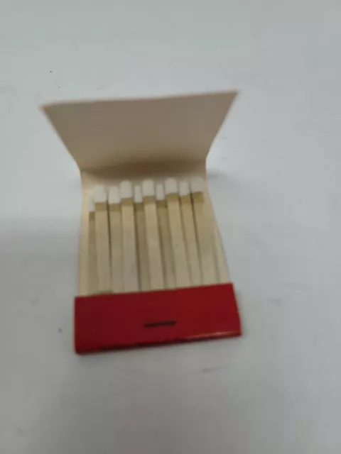 Vintage MONTE VILLA INN Motel Restaurant Monte Vista CO Unused Matchbook Full 3