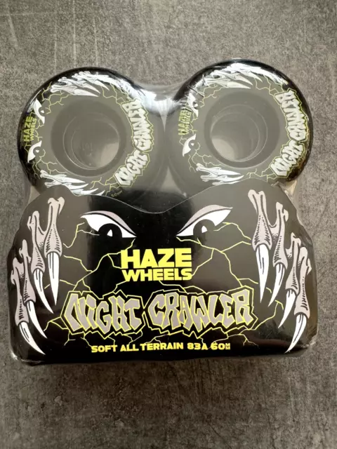 Roues skateboard, skate, Haze Wheels Night Crawler 83A 60mm NEUF