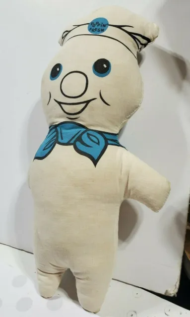 VINTAGE 13& POPPIN' Fresh Pillsbury Doughboy Rag Doll Plush Stuffed $19 ...