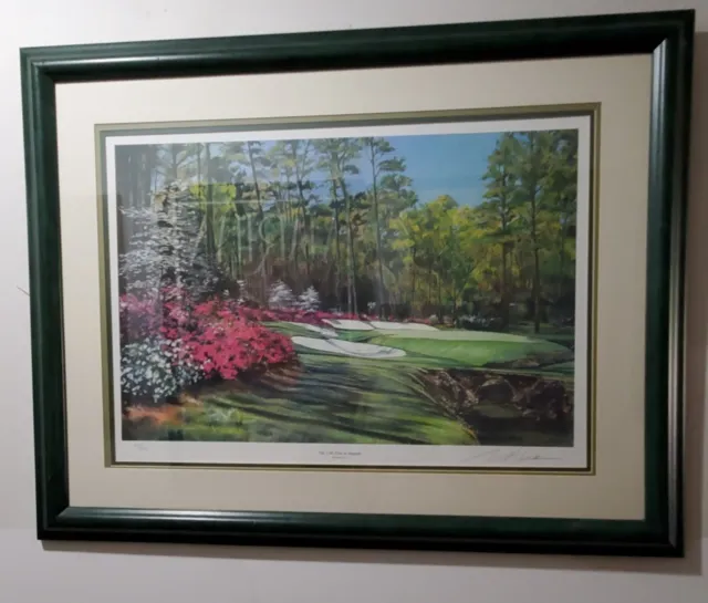 The 13th Hole At Augusta National Golf Framed Signed Numbered The Masters 34x 27