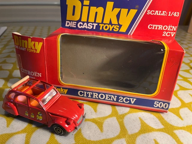 Dinky toys 1/43 - Miniature citroen 2cv Citroën AZU Fourgonnette réédition wegenwacht Neuf avec boîte - Collection