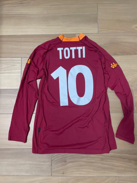 Maglia Shirt Trikot Camiseta AS ROMA kappa home 2000/01 TOTTI scudetto Originale 3