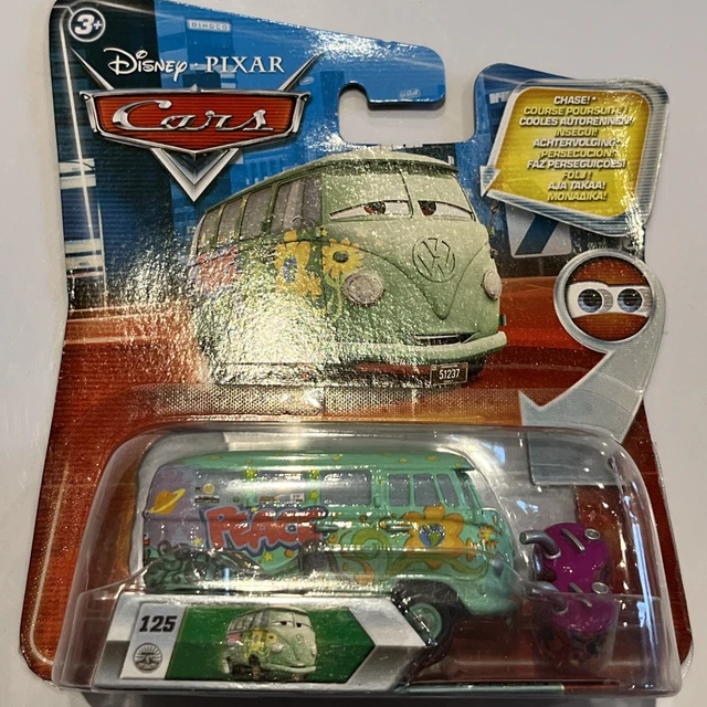 DISNEY PIXAR CARS Lenticular Eyes Fillmore with Gas 155 diecast new