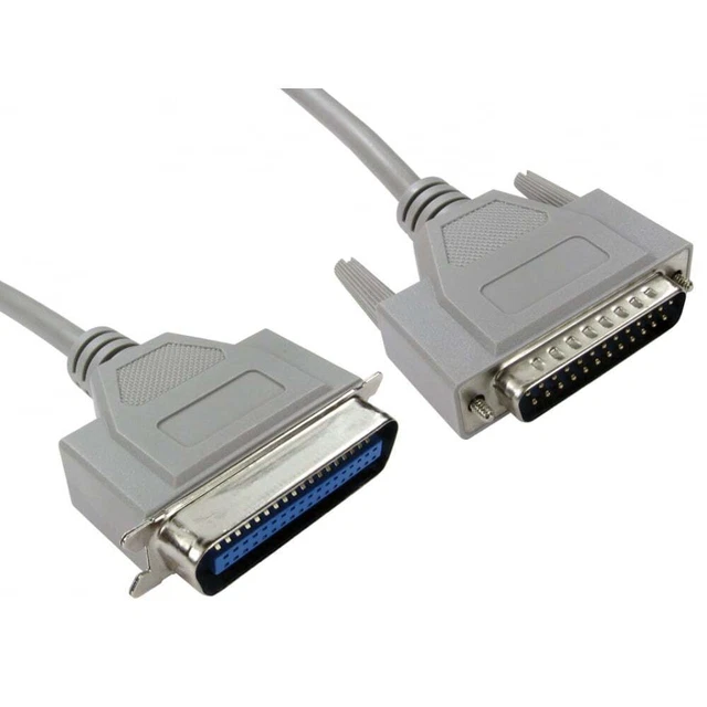 3M LONG PARALLEL Printer Cable 25 Pin Male to 36 Centronics M Lead EUR