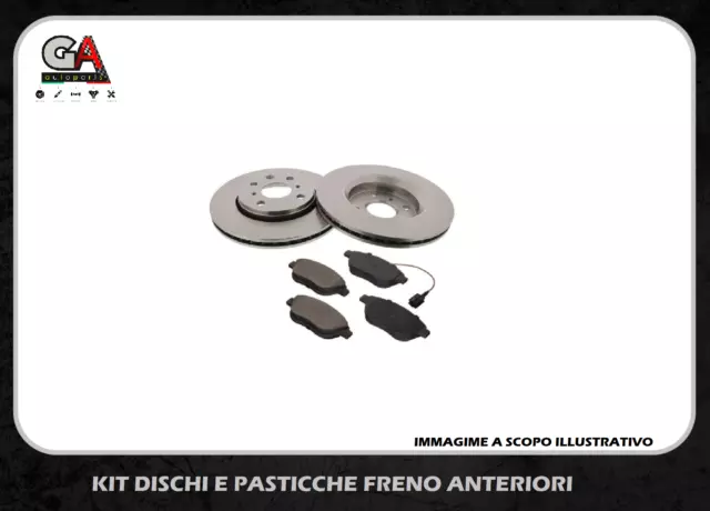 Kit Dischi Freno + E Pastiglie Anteriori Vw Golf V Vi 1.9 Tdi Audi A3 Octavia