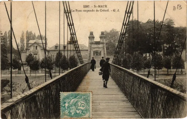 CPA St-MAUR - Le Pont suspensionu de Créteil (519691)
