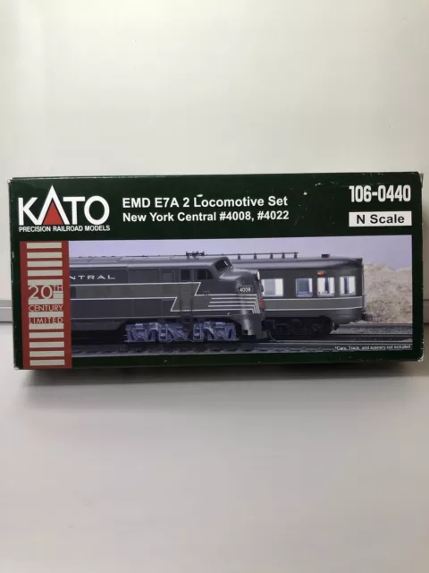 KATO SA Model Train Products N Scale EMD E7A 2 Locomotive Set