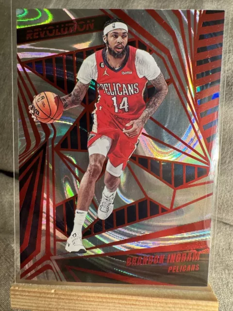 2023 Panini Revolution #37 Brandon Ingram Red Swirl 044/199