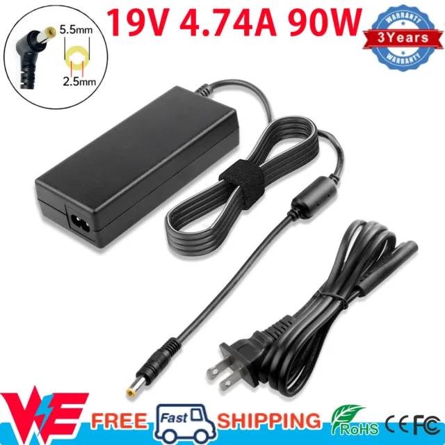 90W AC Power Adapter Charger For Toshiba Satellite M305-S4910 L505D-S5983