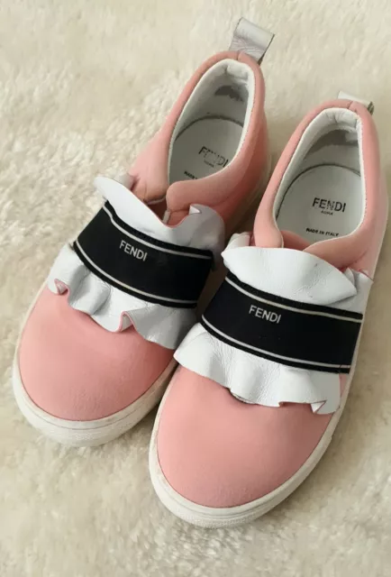 DESIGNER FENDI GIRLS💖 RUFFLE UK 12.5 EU 31 Pink used