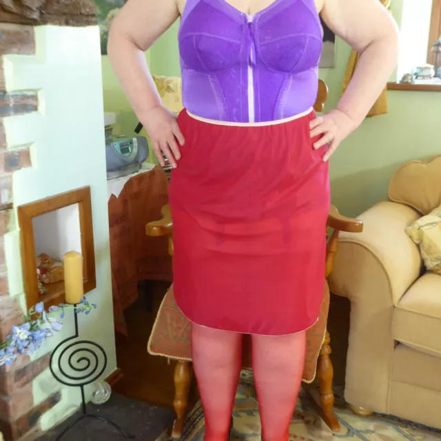 Red half slip sale