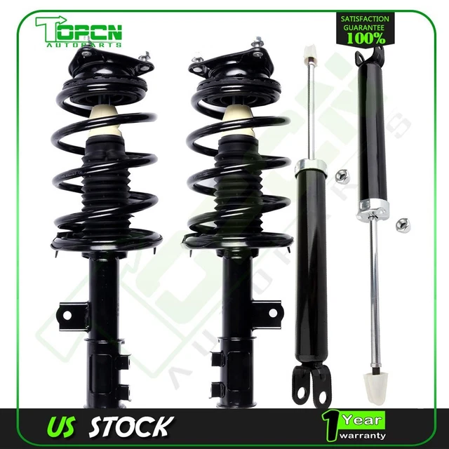 Pair Front Strut & Rear Shocks 4pc Kit For Hyundai Elantra 2007 2008 2009 2010
