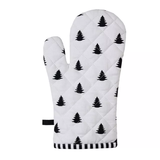 Guanto forno Clayre & Eef BWX44 18x30 cm nero/bianco