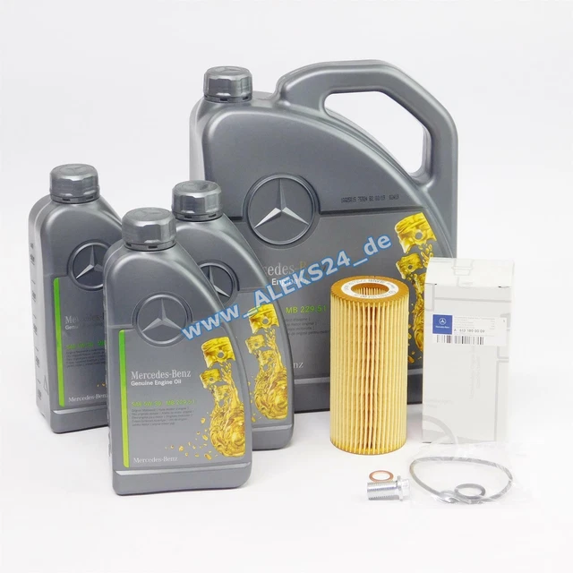 ORIGINAL MERCEDES INSPECTION kit oil service ESClass W211 W220 + 8L