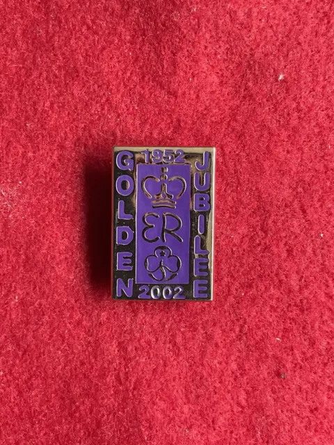 Girl Guiding Commeroarative Event Golden Jubilee 1952-2002 Metal Badge