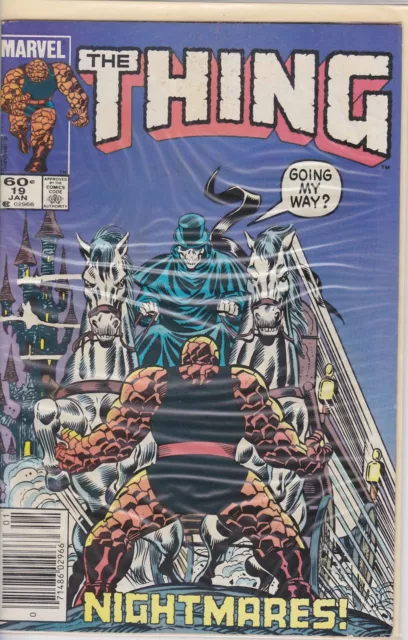 The Thing Nightmares Jan 19 Marvel Comic Book 1985
