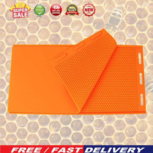2 piezas de cera de abejas molde de hoja de silicona molde de cera de abejas herramienta de cera de abejas