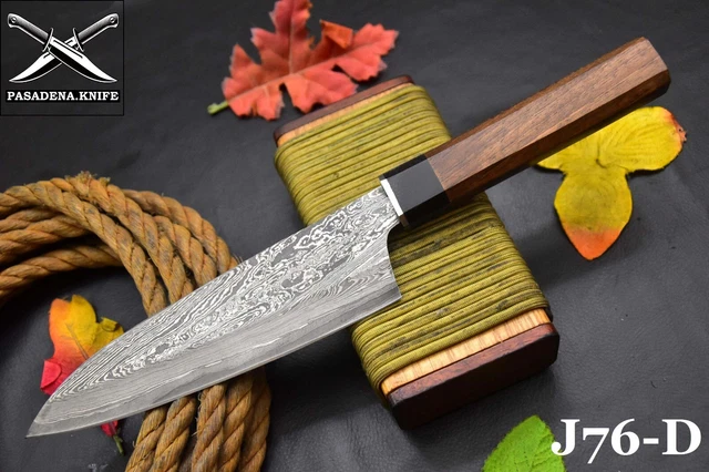 Custom San Mai 12.8"OAL Hand Forged Damascus Steel Chef Knife Handmade (J76-D)