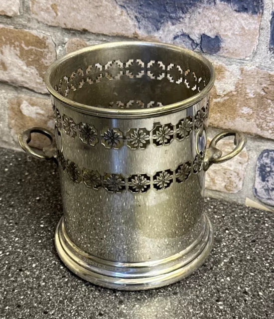 Vintage Good Quality Regis Plate EPNS Wine Bottle Holder