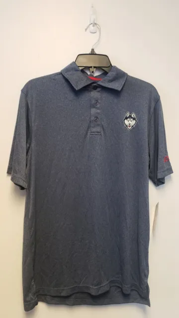 Colosseum Mens Uconn Huskies Axis Polo Small *New