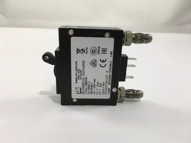 Eltek CBB070E / D2AKXA0532 Breaker 70 Amp / E-Trip / Black Handle