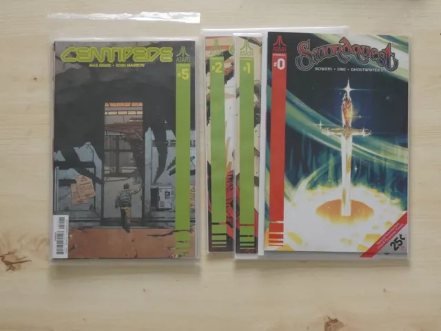 ATARI COMICS CENTIPEDE  1 - 5 & DYNAMITE & SWORDQUEST - All unread
