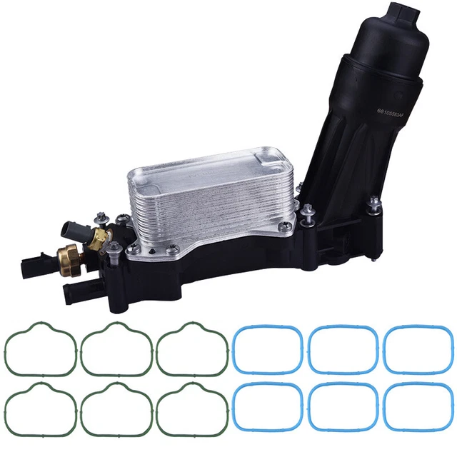 Engine Oil Cooler Filter Housing Adapter Compatible with 3