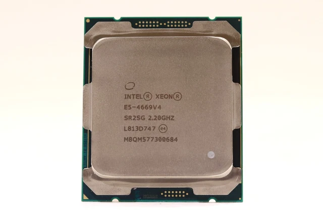 Intel Xeon E5-4669 V4 2.20GHz 22-Core 55MB LGA 2011-3 Processor P/N:SR2SG Tested Intel Xeon E5-4669 V4 2.20GHz 22-Core 55MB LGA 2011-3 Processor P/N:SR2SG Tested