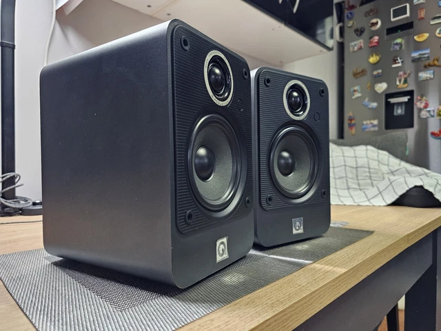Q ACOUSTICS 2010I Bookshelf Stereo Speakers - Graphite/Black - Tested £ ...
