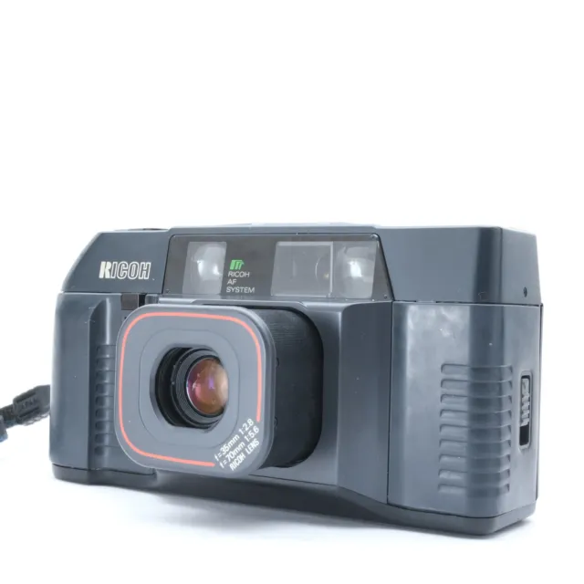 RICOH TF-500D (TF-900D) Cámara P&S automática de película de 35 mm "rara y...