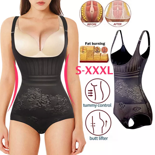 SEAMLESS WOMEN'S FULL Body Shaper Firm Tummy Control Shapewear Slimming  Bodysuit £12.59 - PicClick UK