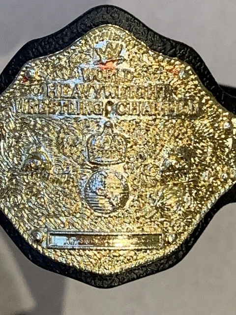 World Wrestling Heavyweight Champion Toy Belt for Action Figure WWE WWF WCW