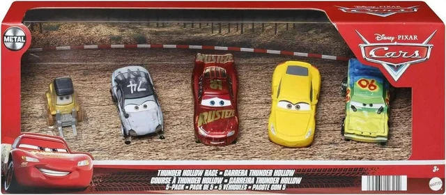 Disney Pixar Cars THUNDER HOLLOW RACE 5 PACK Frences Beltline & Airborne 2023
