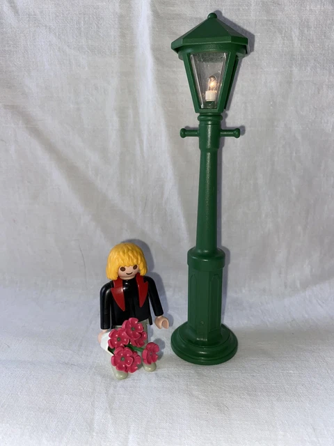 Figurine PLAYMOBIL Vintage Série Rose Homme Avec Bouquet - Années 90, Bon état