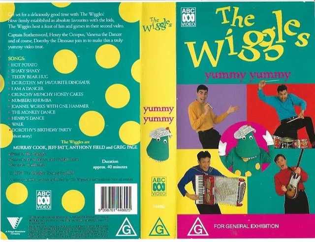 Vhs Menu THE WIGGLES YUMMY Yummy Vhs Video Pal~ A Rare Find $30.00 - PicClick AU
