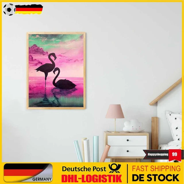 Flamingos DIY Diamond Painting Kits Full Round Drill Home Wall Decor Art Craft