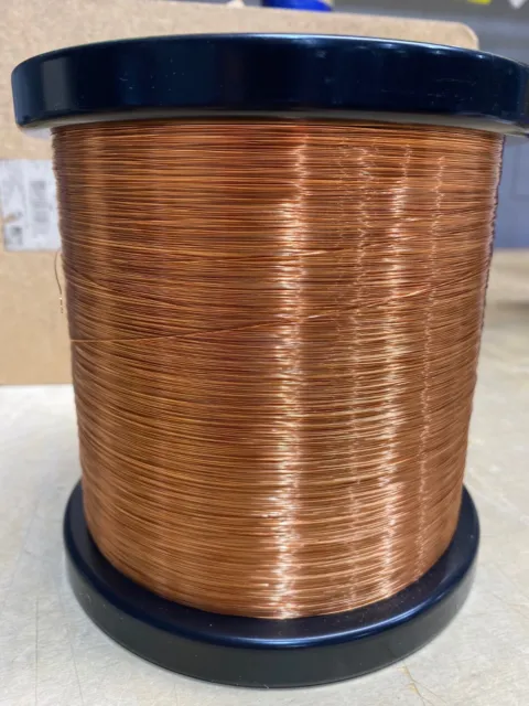 Awg 35 Copper Magnet Wire, Selfbonding Type 1, Approx 12 Lbs
