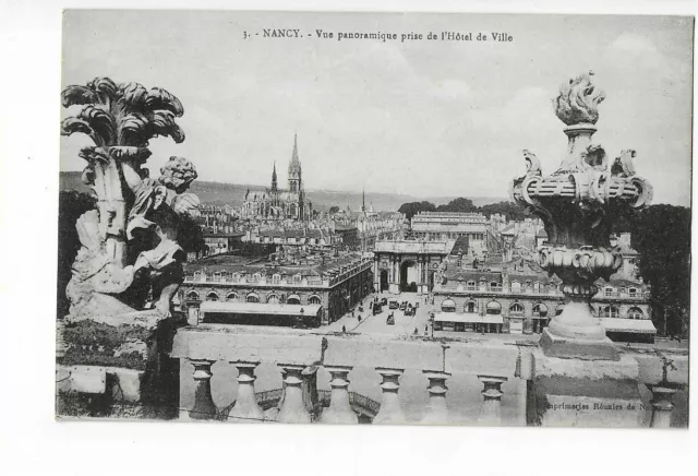 54  Nancy  Vue Panoramique Prise De L Hotel De Ville