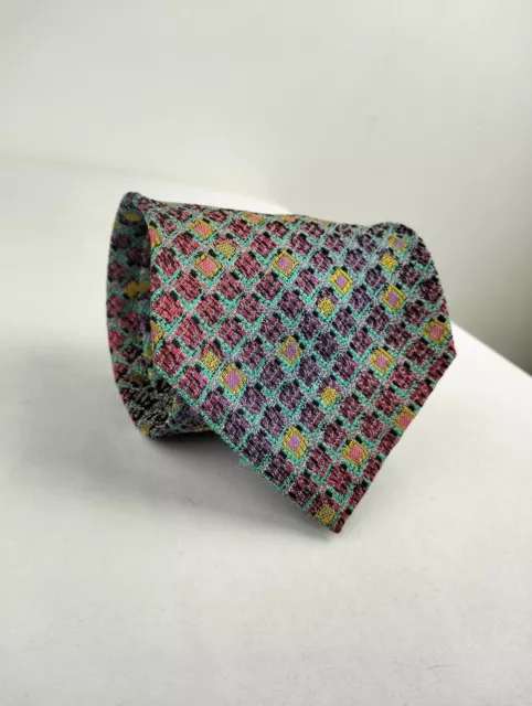 Cravatta Corbata Cravate Tie Missoni Made in Italy 100% silk seta