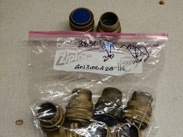 Amphenol Circular Military Connectors MS3106A28-XX You Choose Size 28 Qty in ()