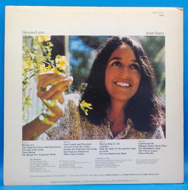Joan Baez 2xLP "Blessed Are..." BX13 2