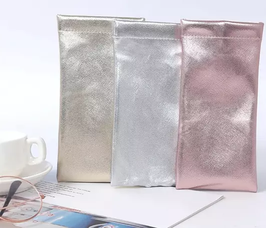 Metallic Press Pouch  Silver Gold Pink Sunglasses Glasses Spectacle Case 700 2