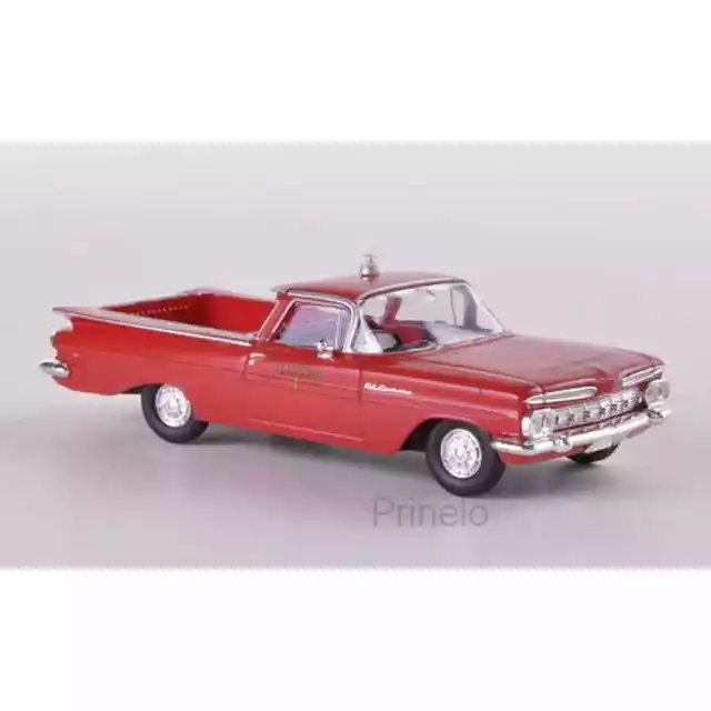 Brekina 91993 1/87 Ho Chevrolet El Camino Pompiers Usa Voiture Miniature H0